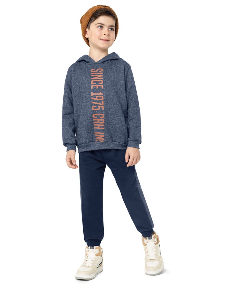 Conjunto Menino Blusão Estampa Lettering Em Moletom Mouline - Carinhoso