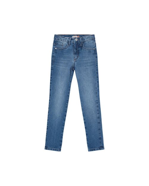 Calça Menino Skinny Cintura Média Em Jeans Com Elastano - Carinhoso