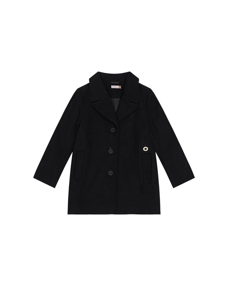 Trench Coat Menina Em Lã - Carinhoso