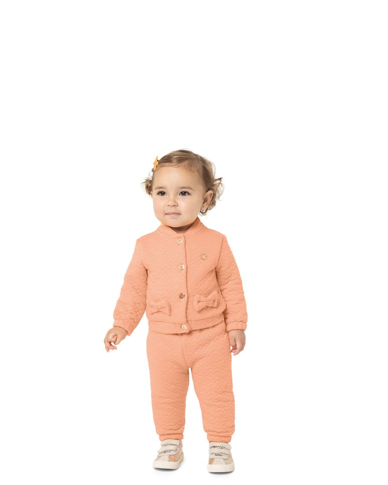 Conjunto Menina Lacinho em Malha Metalassê - Carinhoso