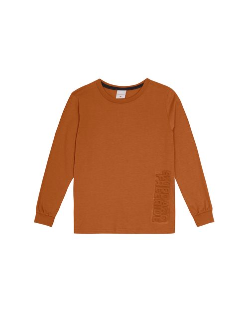Camiseta Menino Estampa Embossing Em Algodão- Carinhoso