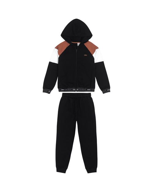 Conjunto Menino Elástico Personalizado Em Moletom - Carinhoso