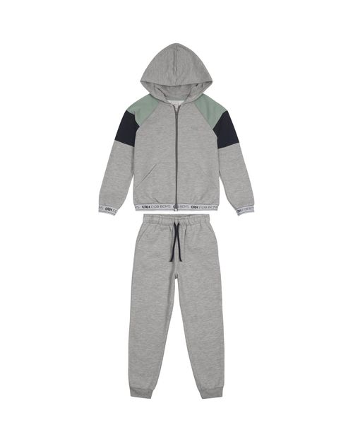 Conjunto Menino Elástico Personalizado Em Moletom - Carinhoso