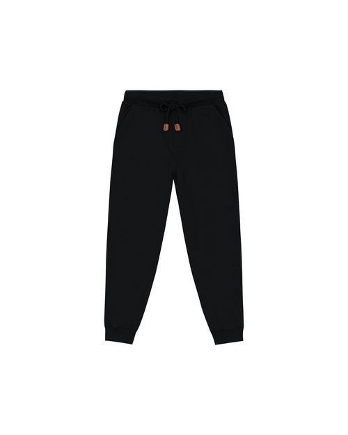 Calça Menino Jogger Bolso Faca Em Moletom Flanelado - Carinhoso