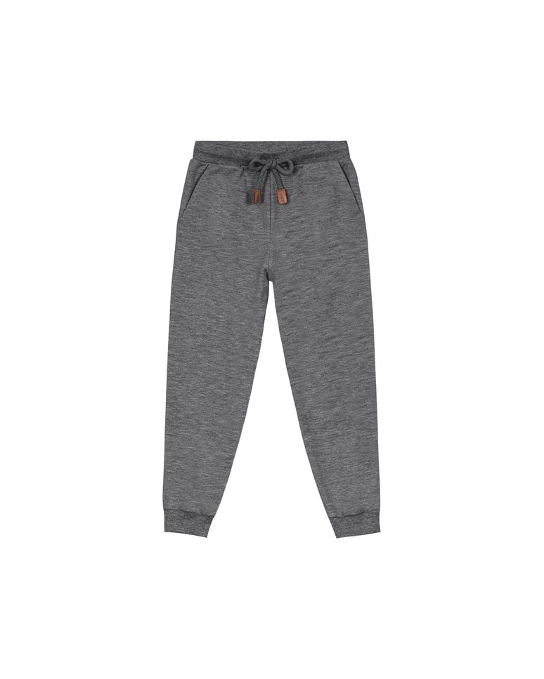 Calça Menino Jogger Bolso Faca Em Moletom Flanelado - Carinhoso