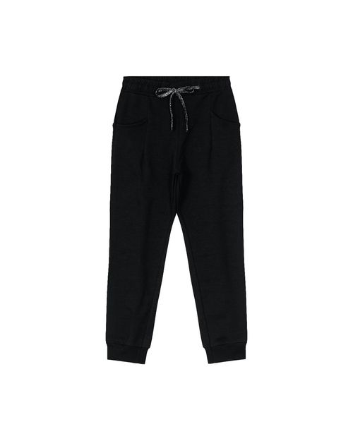 Calça Menina Jogger Em Moletom Stretch Flanelado - Carinhoso