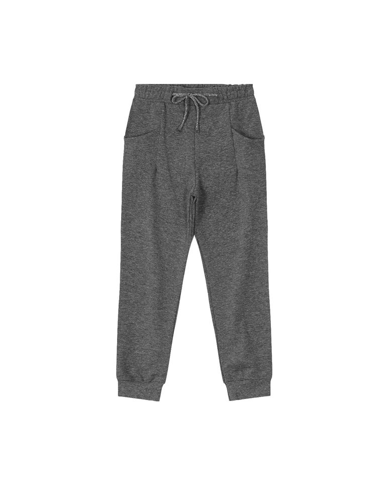 Calça Menina Jogger Em Moletom Stretch Flanelado - Carinhoso