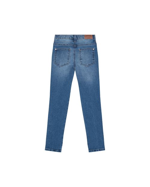 Calça Menino Skinny Cintura Média Em Jeans Com Elastano - Carinhoso
