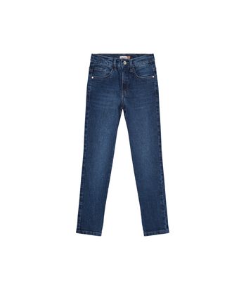 Calça Menino Skinny Cintura Média Em Jeans Com Elastano - Carinhoso