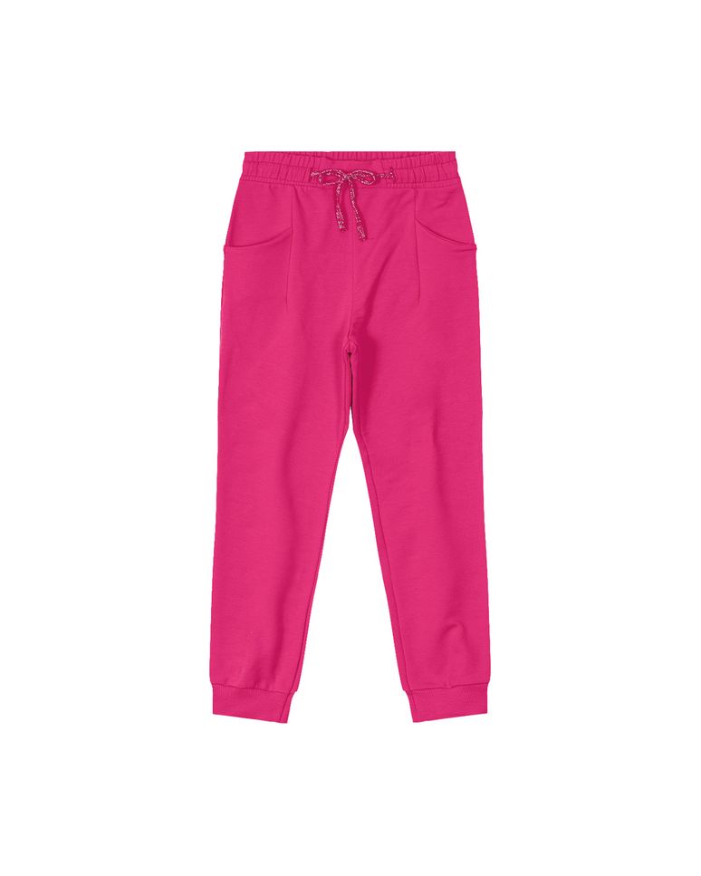Calça Menina Jogger Em Moletom Stretch Flanelado - Carinhoso