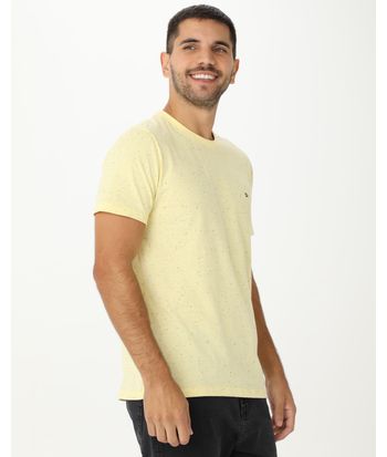 Camiseta Básica Masculina Slim Em Malha Botonê