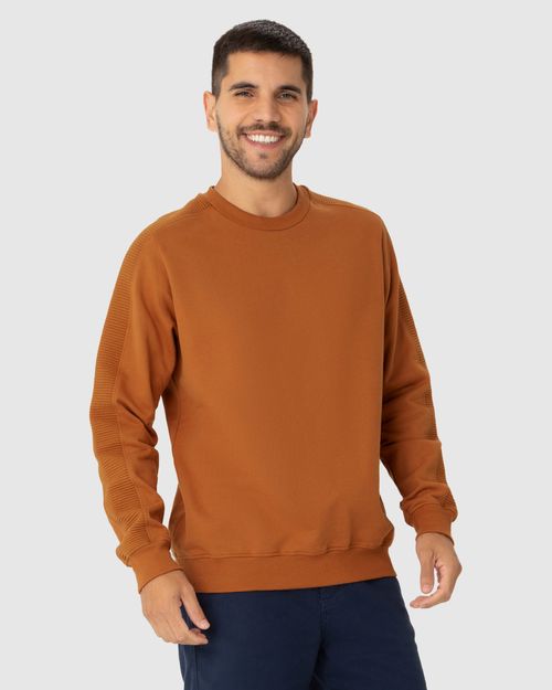 Blusão Masculino Recorte Ombro Em Moletom Flanelado