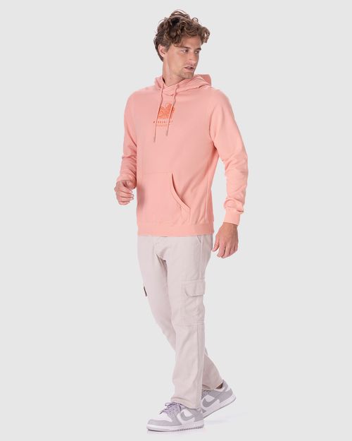Blusão Masculino Com Capuz Wanderlust Em Moletom Flanelado