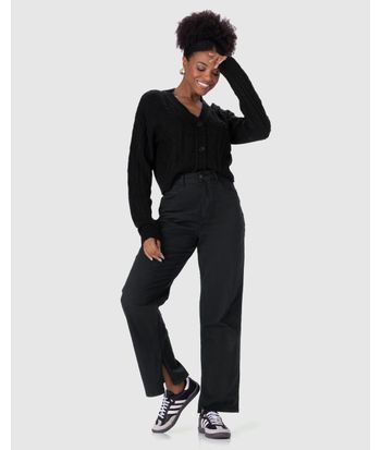 Cardigan Cropped Feminino Trançado Em Tricô