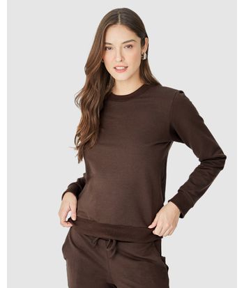 Conjunto Feminino Calça Bolso Faca Em Moletom Stretch Flanelado
