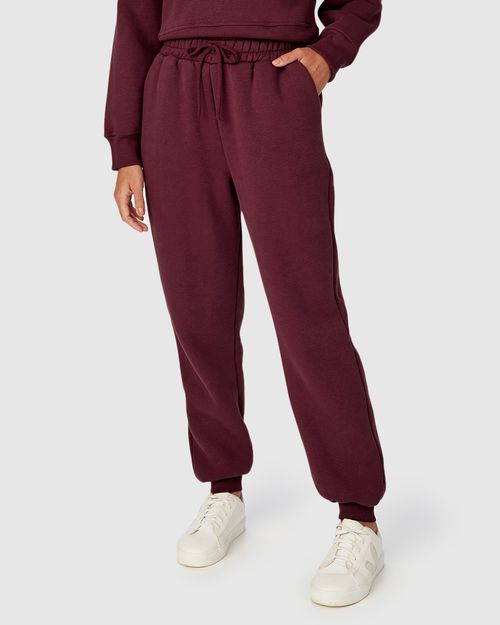 Calça Básica Feminina Jogger Em Moletom Premium