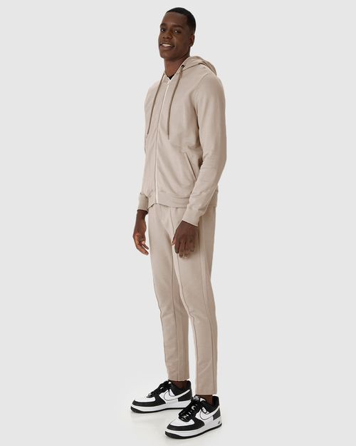 Calça Jogger Masculina Em Moletom Sarjado
