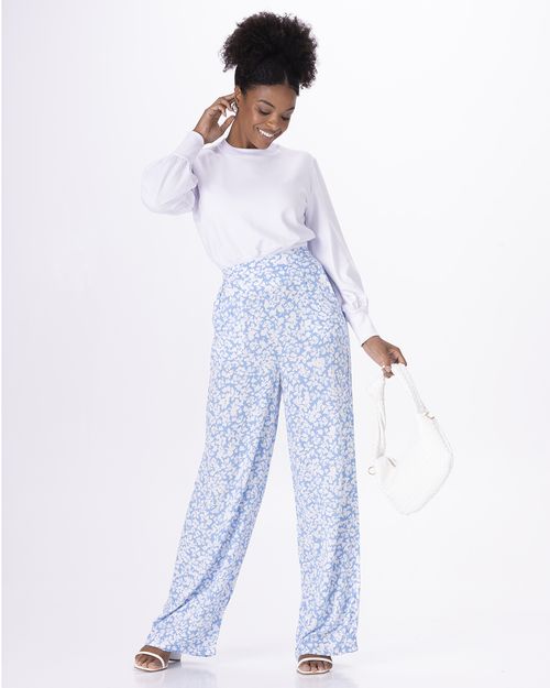 Blusão Feminino Barra Larga Em Moletom Stretch Flanelado