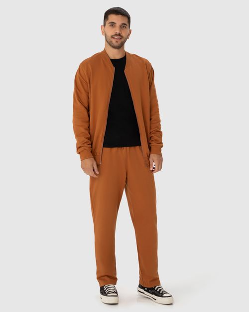 Calça Básica Masculina Bolso Faca Em Moletom Flanelado