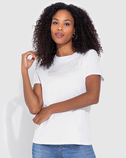 T-Shirt Feminina Slim You Only Live Once Em Algodão - ENFIM
