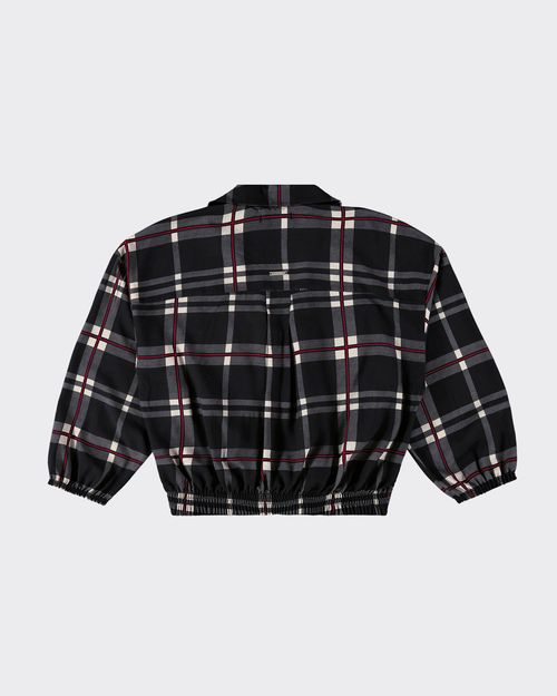 Camisa Feminina Xadrez Com Amarração Frontal Em Viscose - ENFIM