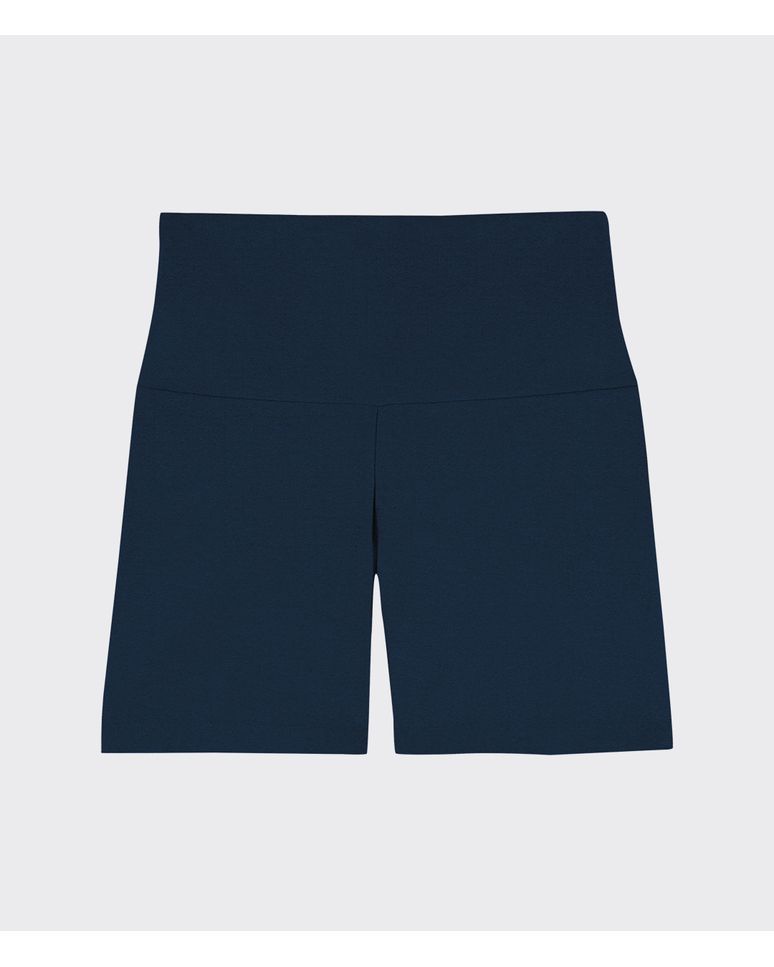 Shorts Biker Feminino Cintura Alta Malha Com Proteção UV50+ - ENFIM
