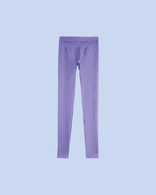 Calça Legging Feminina Cós Alto Seamless Em Poliamida - ENFIM