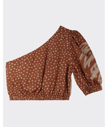 Blusa Cropped Feminina Em Viscose - ENFIM