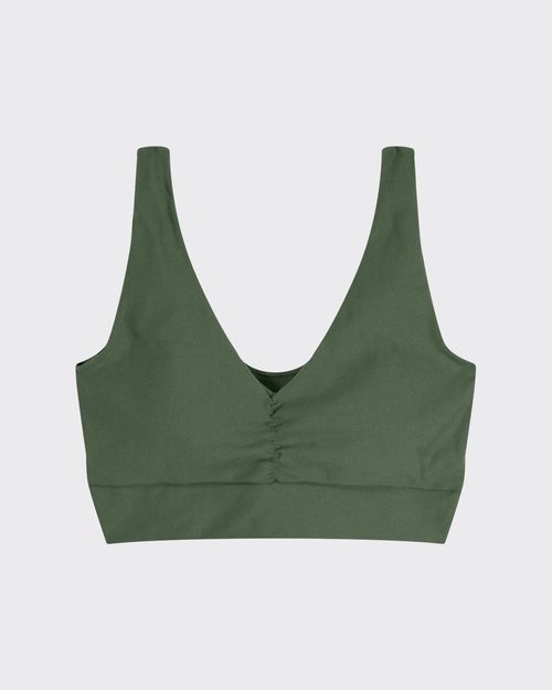 Top Esportivo Plus Size Franzido Em Malha Proteção UV50+ - ENFIM