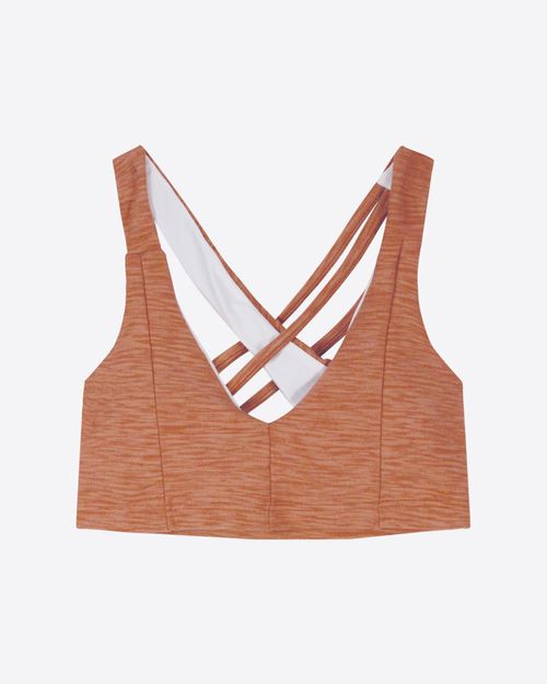 Top Strappy Esportivo Em Malha Com Proteção UV50+ - ENFIM