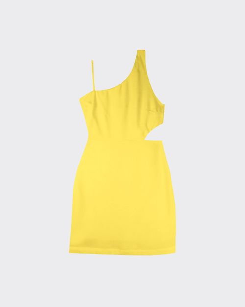 Vestido Feminino Assimétrico Em Viscose - ENFIM