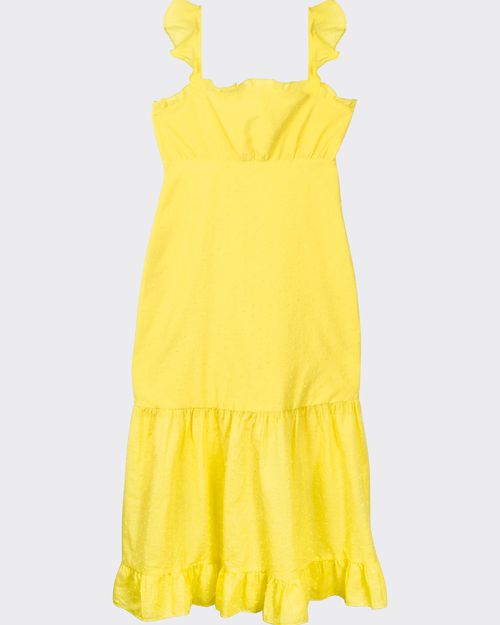 Vestido Midi Feminino Marias Em Algodão Plumetis - ENFIM