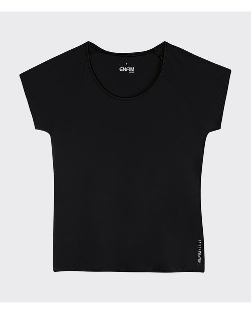 Blusa Baby Look Feminina Em Malha Dry - ENFIM