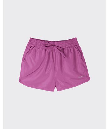 Shorts Feminino Barra Arredondada Em Tafetá - ENFIM