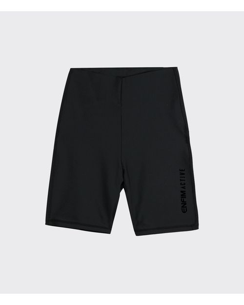 Shorts Feminino Ajustado em Malha Poliéster - ENFIM