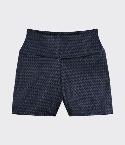 Shorts Justo Feminino Em Malha Poliamida - ENFIM