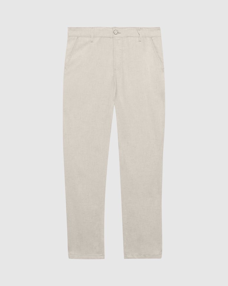 Calça Chino Masculina Em Sarja Soft