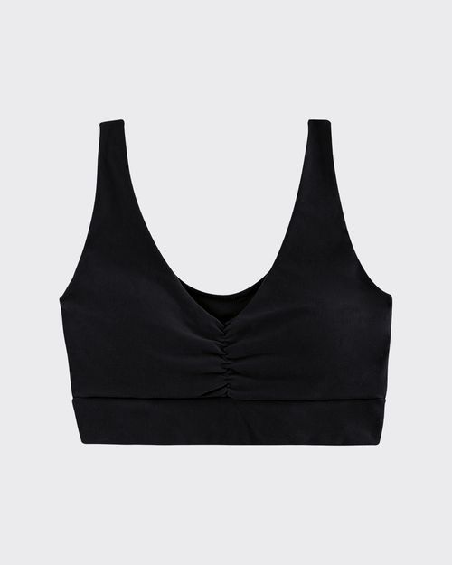 Top Esportivo Plus Size Franzido Em Malha Proteção UV50+ - ENFIM