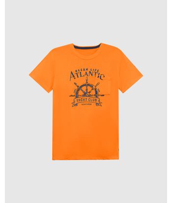 Camiseta Masculina Ocean Life Atlantic Em Malha Algodão