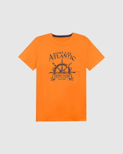 Camiseta Masculina Ocean Life Atlantic Em Malha Algodão