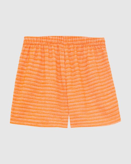 Shorts Saia Feminino Cintura Alta Em Malha Tweed
