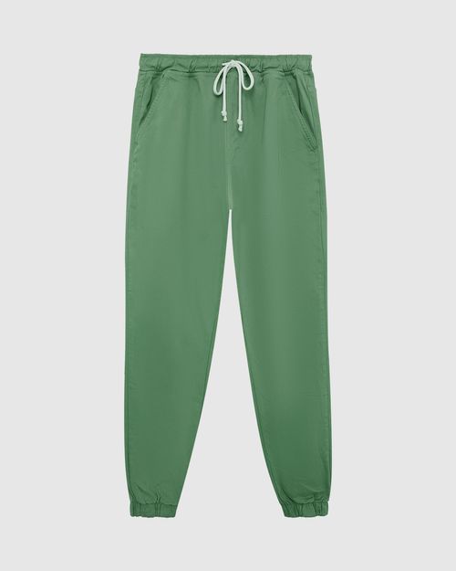 Calça Jogger Masculina Cadarço Funcional Em Jeans Moletom