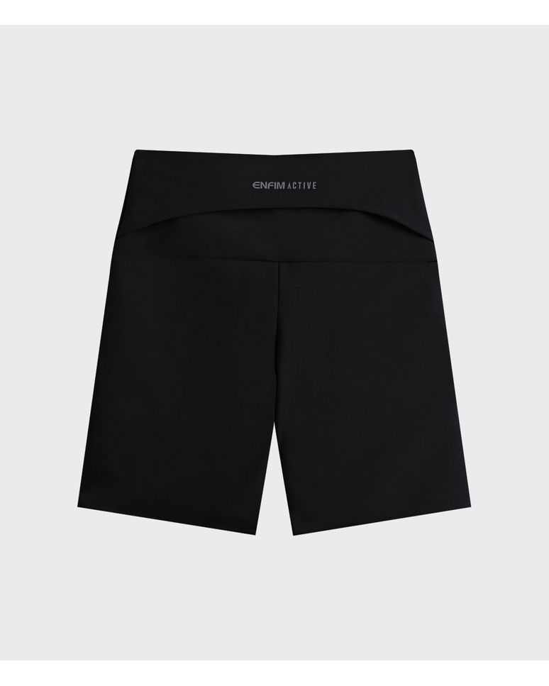Shorts Feminino Bolso Costas Em Malha Com Proteção UV50+ Enfim