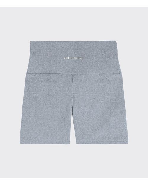 Shorts Biker Feminino Cintura Alta Malha Com Proteção UV50+ - ENFIM