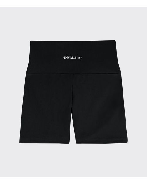 Shorts Biker Feminino Cintura Alta Malha Com Proteção UV50+ - ENFIM