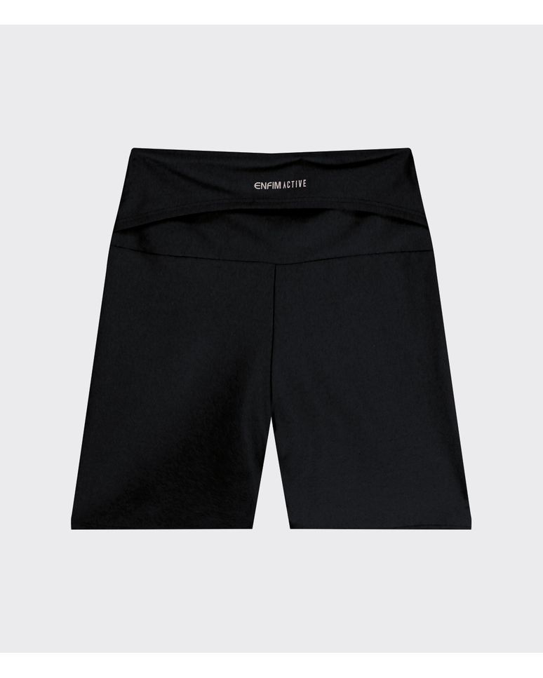 Shorts Feminino Plus Size Bolso Costas Malha Proteção UV50+ - ENFIM