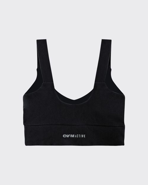 Top Esportivo Decote U Em Malha Proteção UV50+ - ENFIM