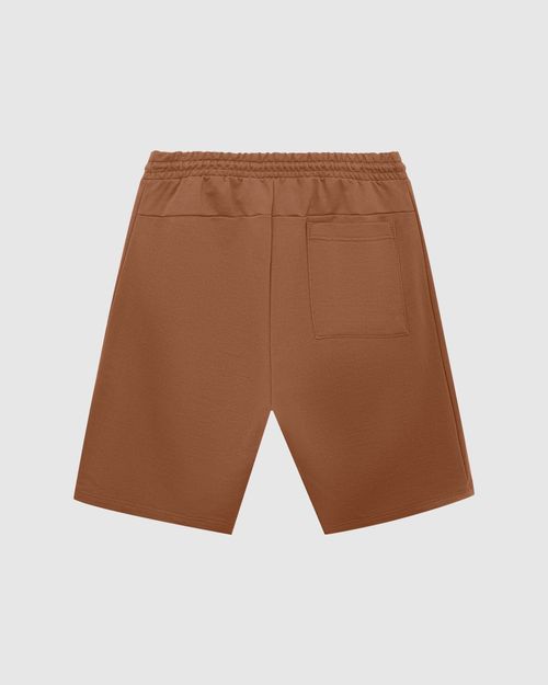 Bermuda Masculina Estampa Lettering Em Moletom Sem Flanela