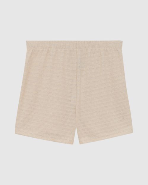 Shorts Saia Feminino Cintura Alta Em Malha Tweed