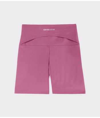 Shorts Feminino Bolso Costas Em Malha Com Proteção UV50+ Enfim